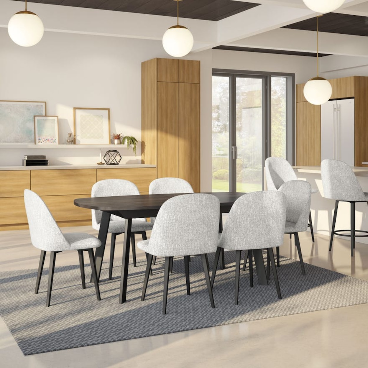 Amisco Nordic Customizable Zahra Dining Chair