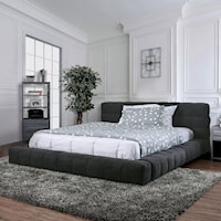 Contemporary Queen Upholstered Bed