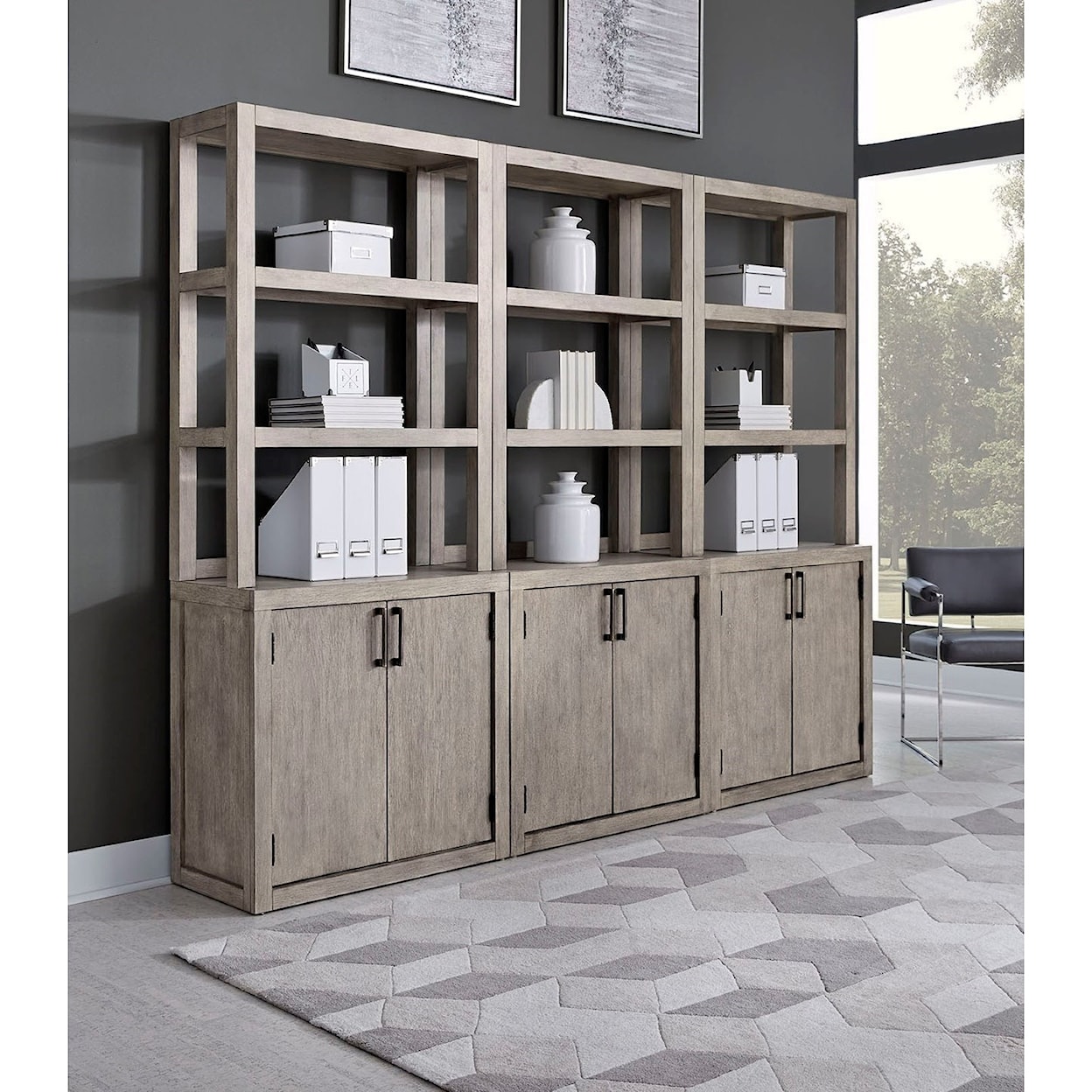 Aspenhome Platinum 3-Piece Bookcase