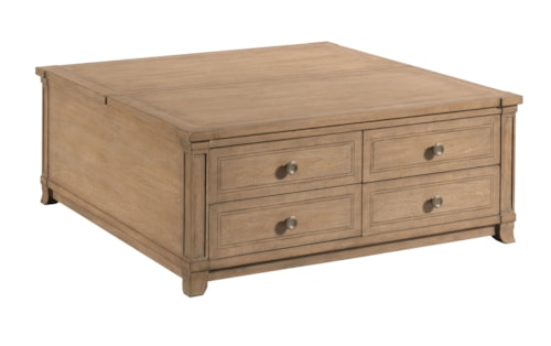 Contemporary Coffee Table with Casters