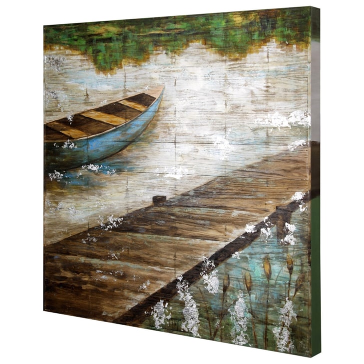 StyleCraft Wall Décor Dock Wooden Wall Art