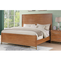 Contemporary Queen Panel Bed