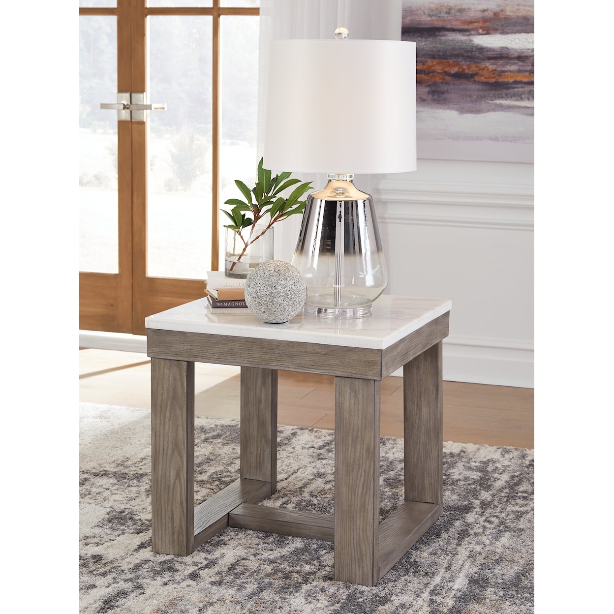 Ashley Signature Design Loyaska Square End Table