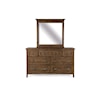 Magnussen Home Bay Creek Bedroom 7-Drawer Dresser and Mirror Set