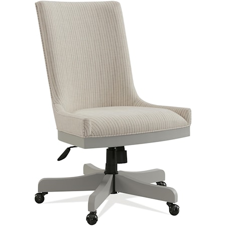 Upholstered Adjustable Desk Chair