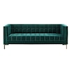 Prime Isaac Green Velvet Sofa