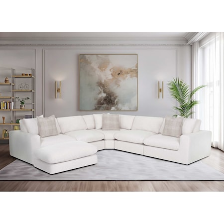 5-Piece U-Shaped Modular Sectional