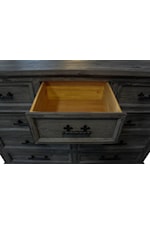 Cottage Creek Furniture Dallas Rustic 9-Drawer Chest