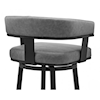 Armen Living Lorin Swivel Bar Stool