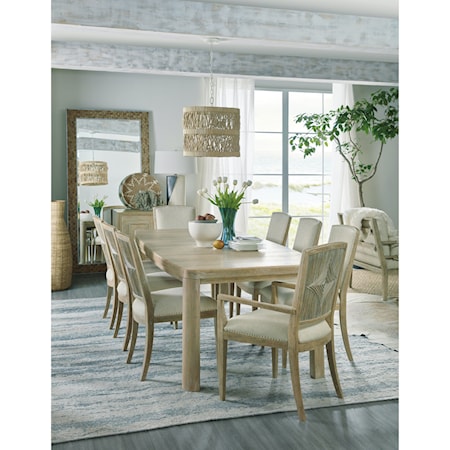 9-Piece Dining Table and Chair Set