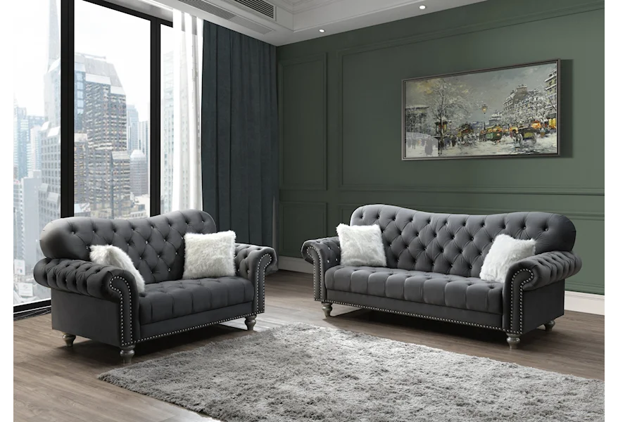 4422 Stationary Living Room Group by Global Furniture at Dream Home Interiors