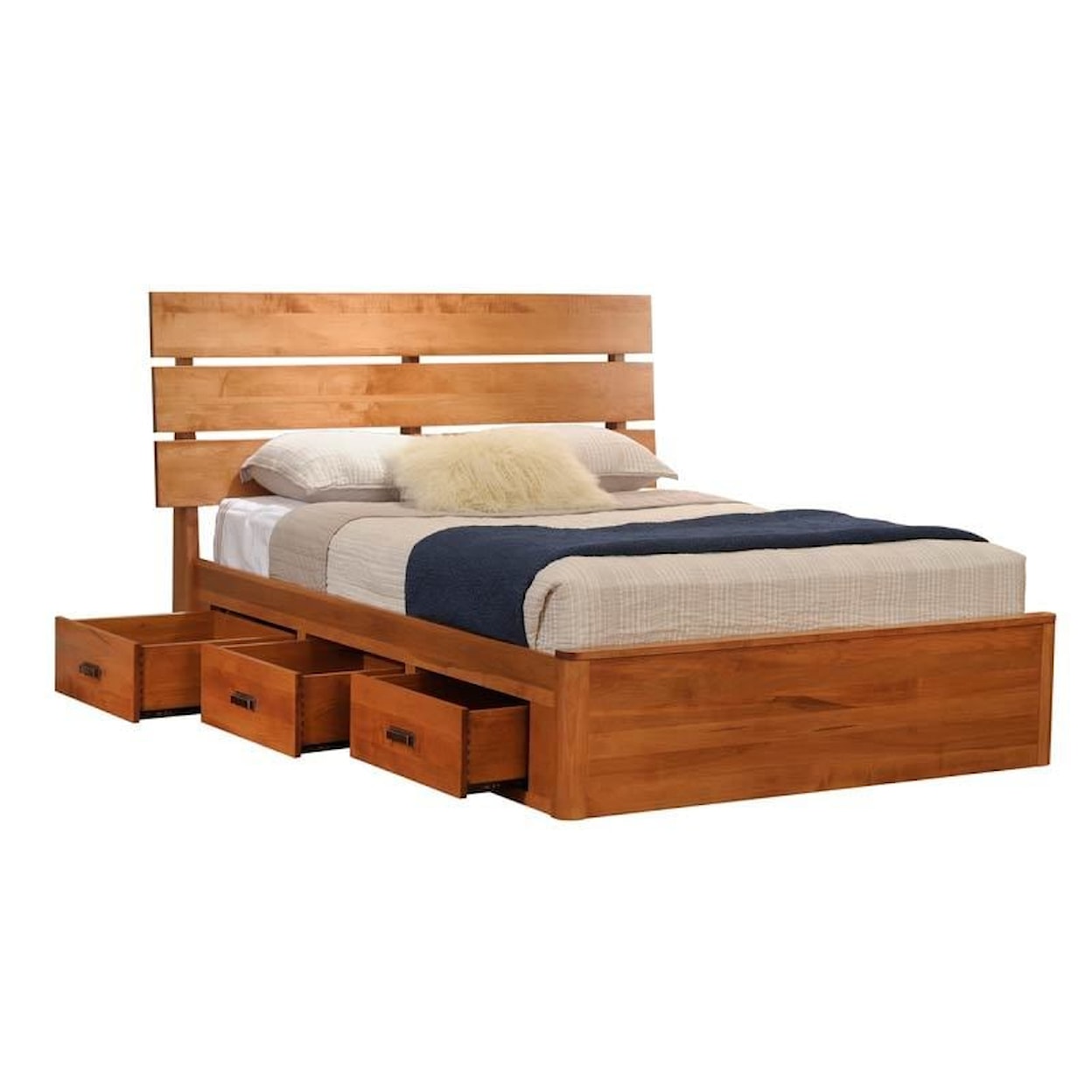 Millcraft Galaxy California King Slat Bed with 2-Drawer Units