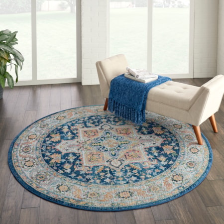 4&apos; x Round  Rug