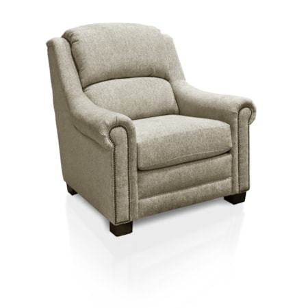 Armchair with Nailheads