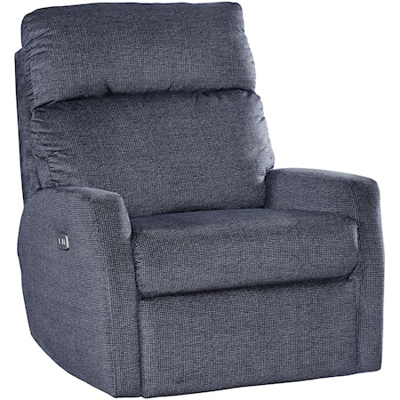 Contemporary Power Headrest Wall Hugger Recliner