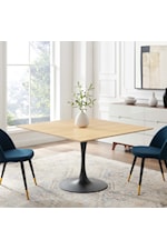 Modway Lippa 28" Square Dining Table