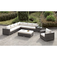 L-Sectional + Chair + Bench +End