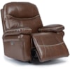 Best Home Furnishings Leya Leather Swivel Glider Recliner