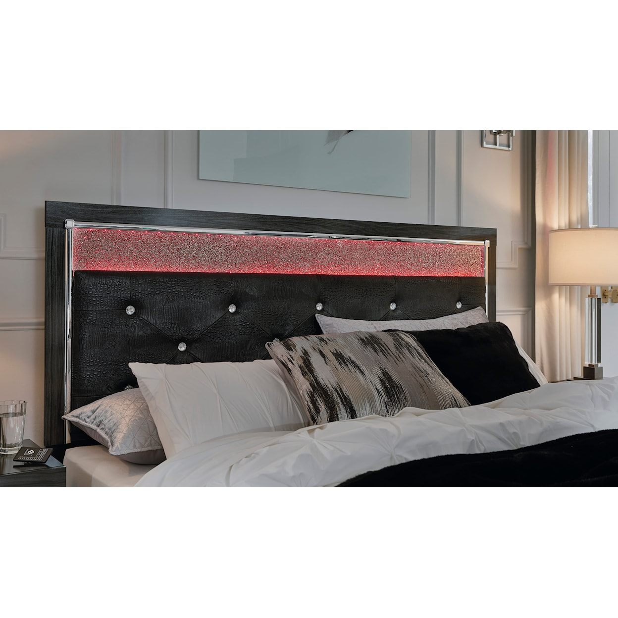 Signature Design by Ashley Kaydell Queen Upholstered Panel Headboard