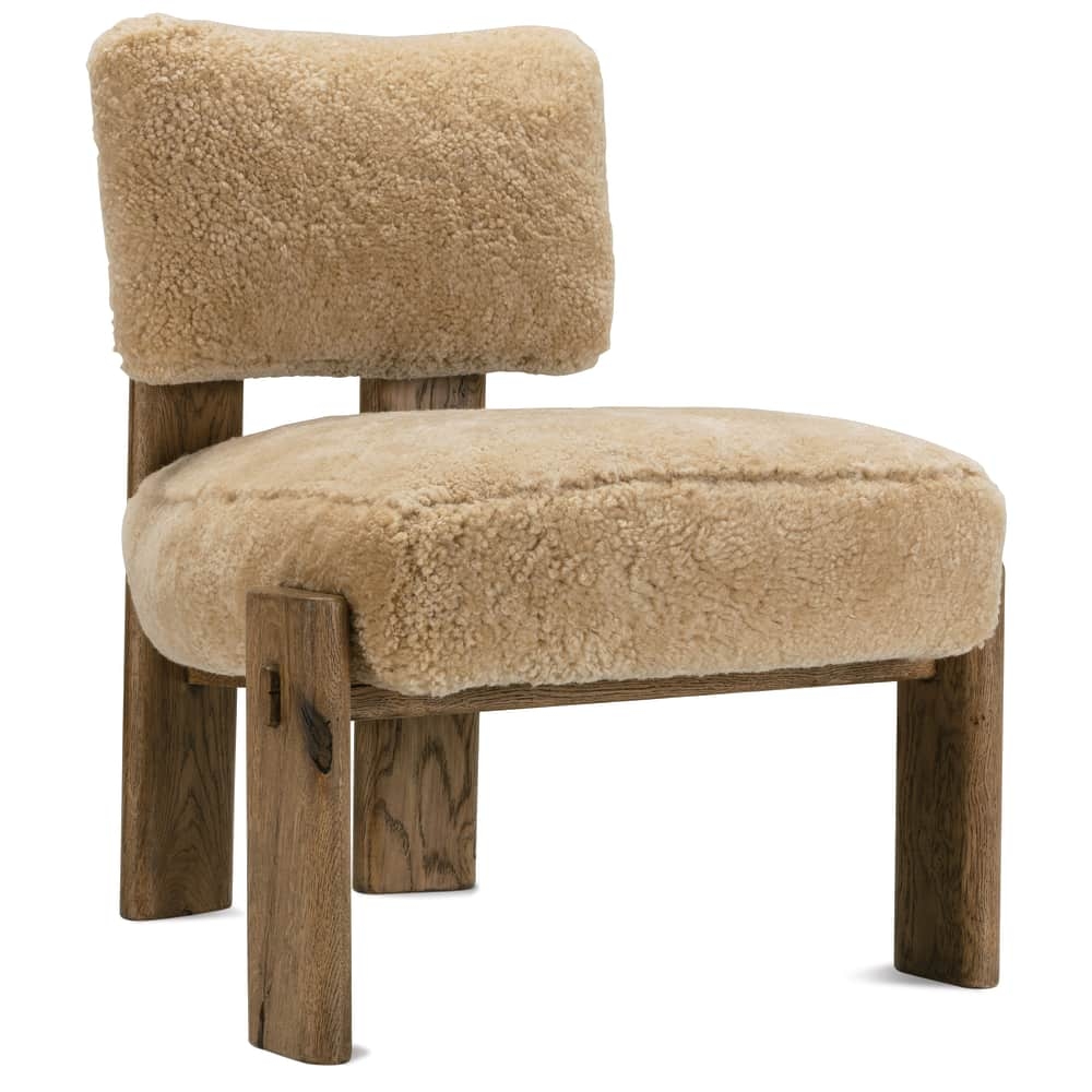 Upholstered Armless Accent Chair