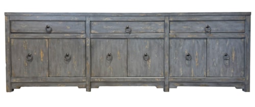 Rustic Console with Felt-Lined Drawers