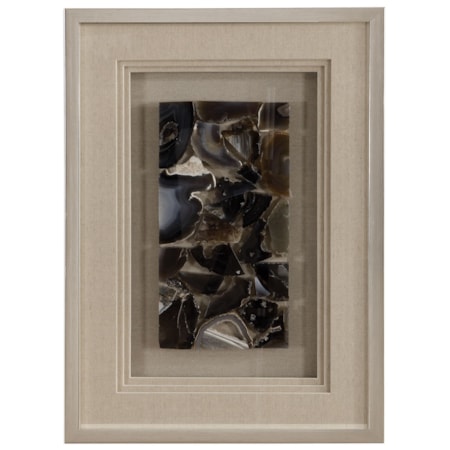 Seana Agate Stone Shadow Box
