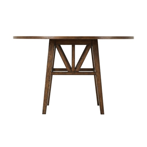 Transitional Round Dining Table