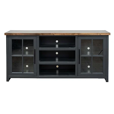 Farmhouse 67" TV Console with Wire Management