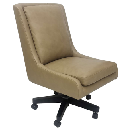 Leather Swivel Desk Chair