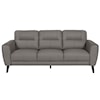Global Furniture U6007 Sofa - 100% Top Grain Leather