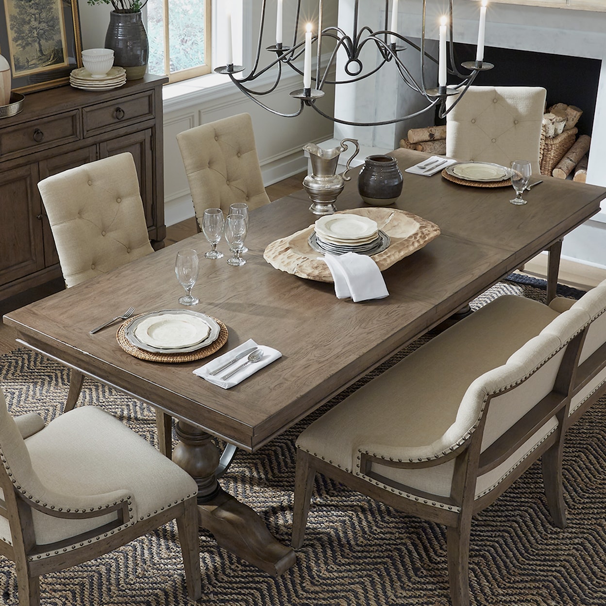 Liberty Furniture Americana Farmhouse Dining Table