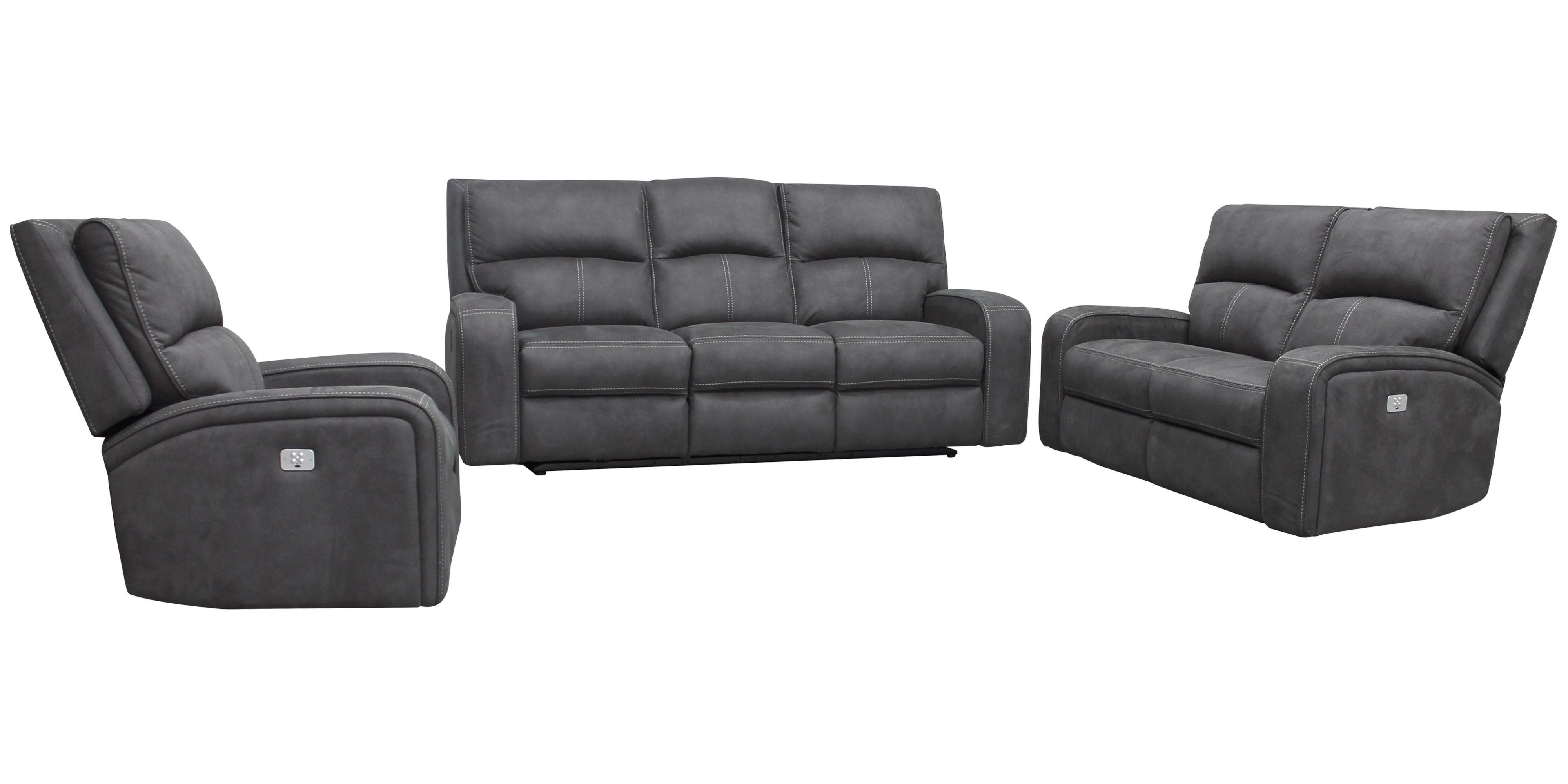3-Piece Power Reclining Living Room Set