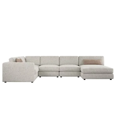 Casual Sectional with Chaise