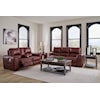 Signature Design Alessandro Power Reclining Loveseat with Console