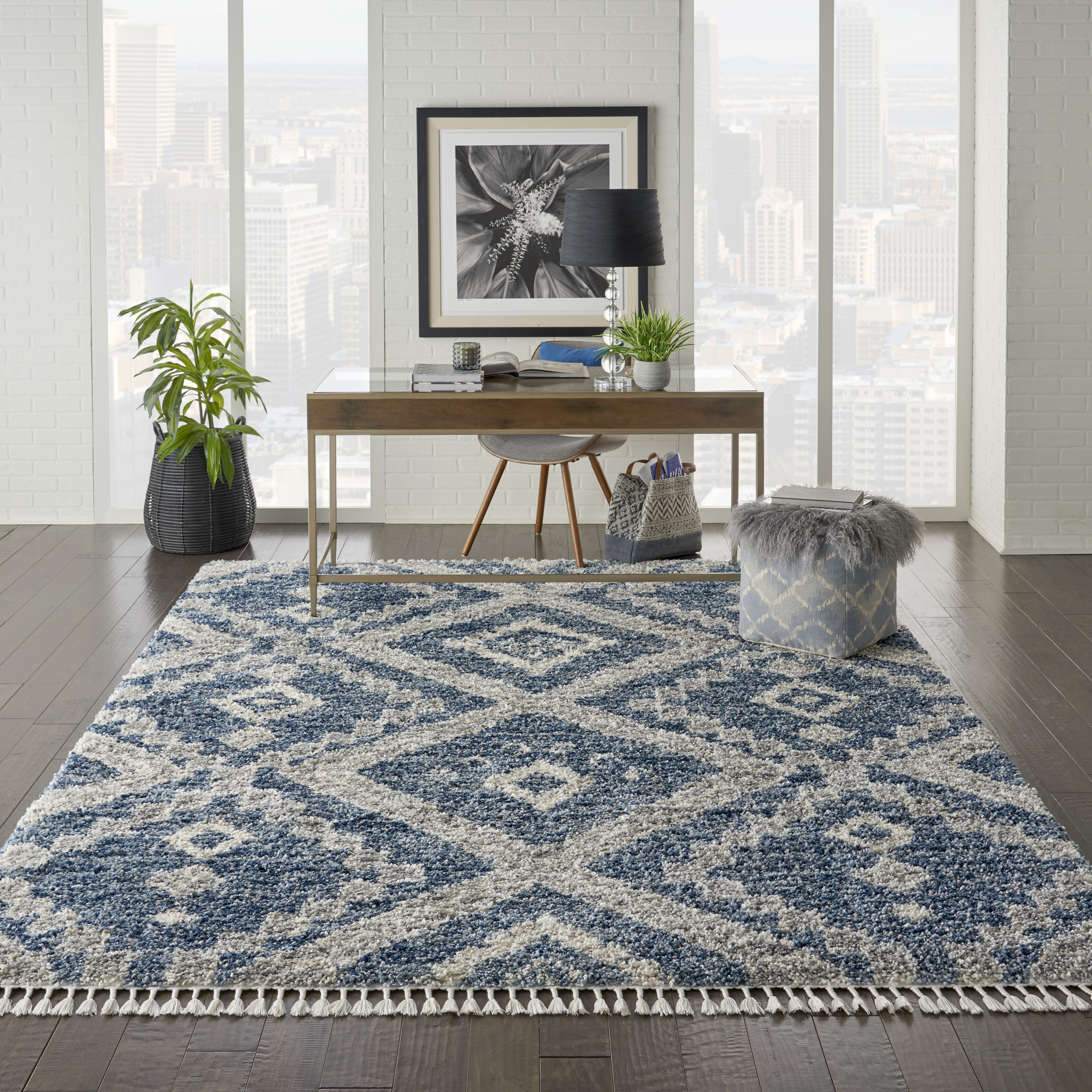 Nourison Oslo Shag 7'10" x 10'6"  Rug