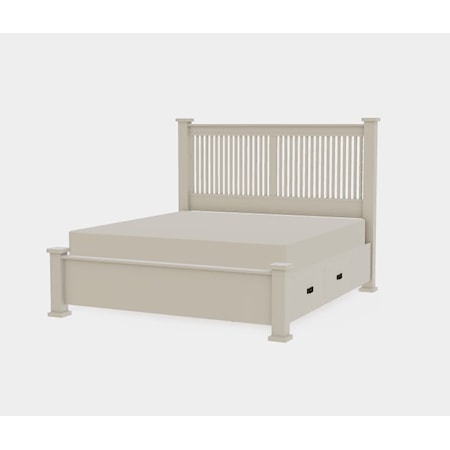 AMC King R Drawerside Prairie Spindle Bed