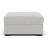 Transitional Square Cocktail Ottoman