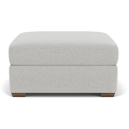 Transitional Square Cocktail Ottoman