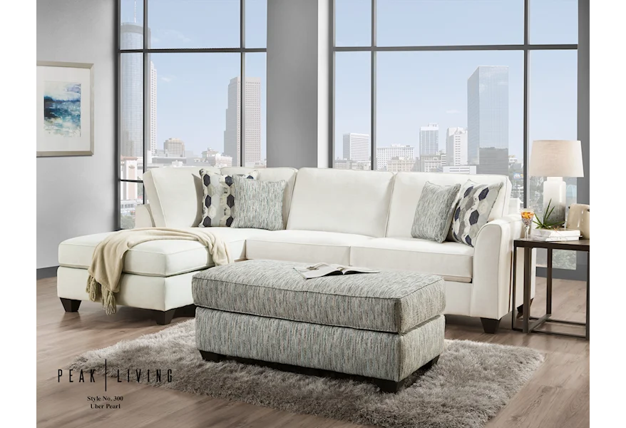 300 Sectional Living Room Set by Peak Living at Prime Brothers Furniture