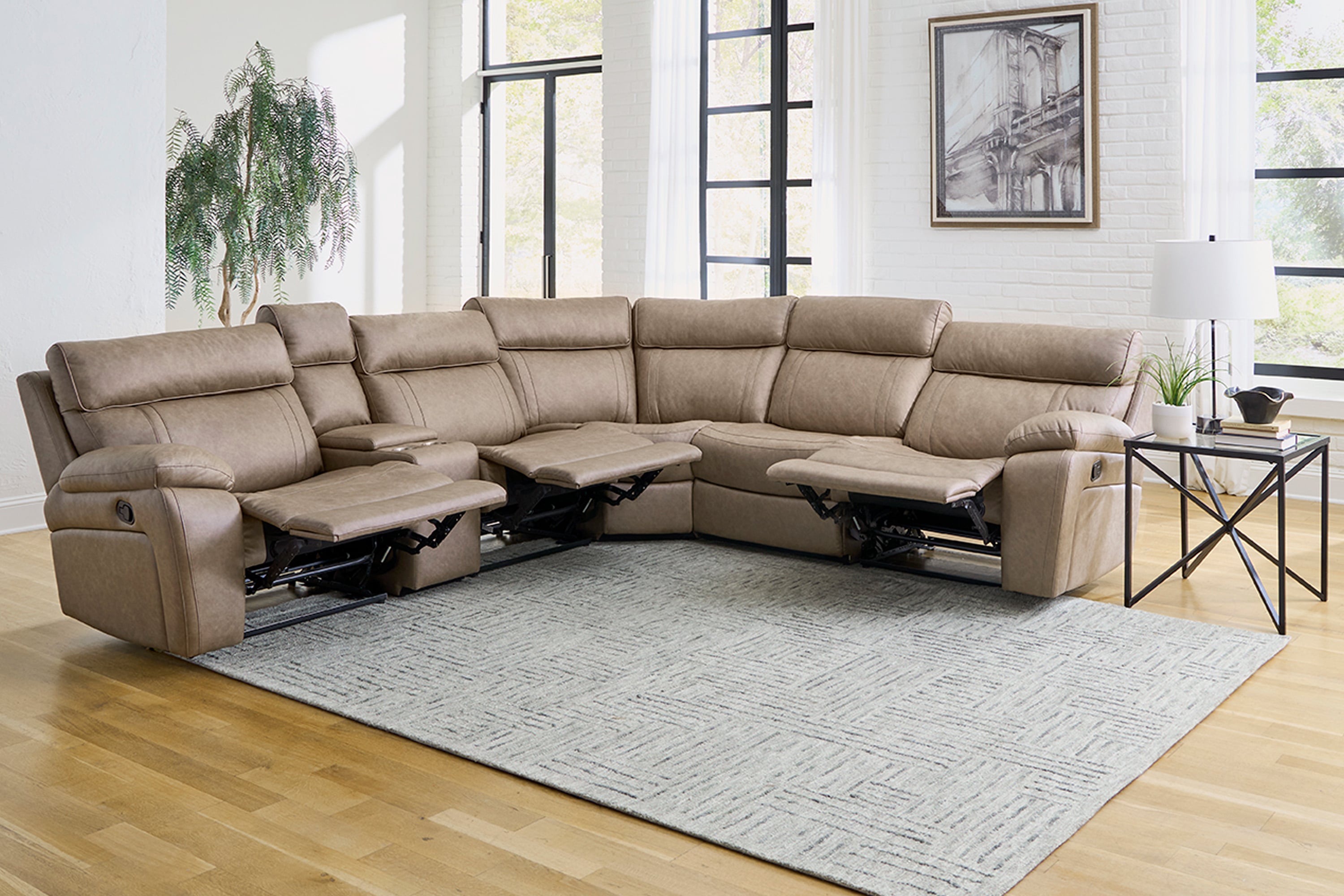 Parker Living Theon Manual Reclining Sectional Sofa