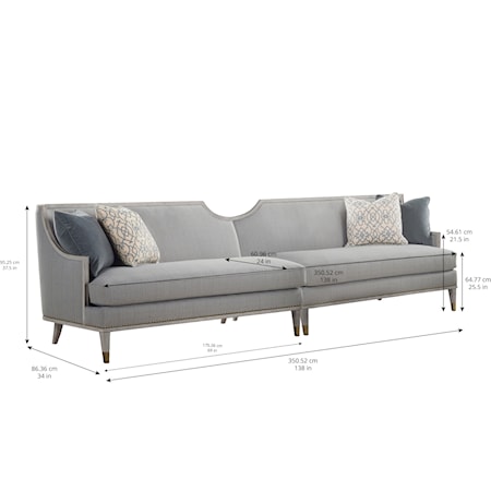 2-Piece Sectional Sofa