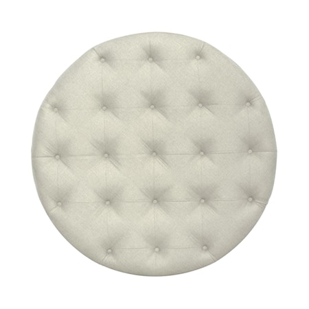 Round Cocktail Ottoman