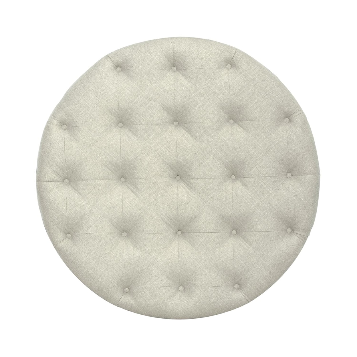 Liberty Furniture Americana Farmhouse Round Cocktail Ottoman