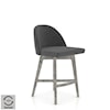 Canadel Downtown Upholstered Swivel Stool