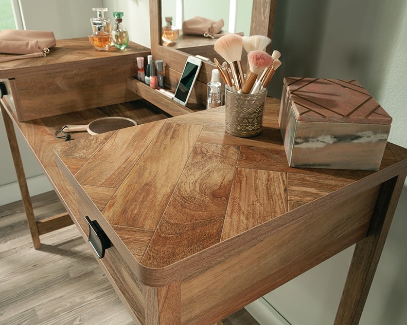 Two-Drawer Vanity Desk