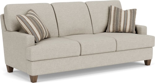 Contemporary Sofa with Track Arms