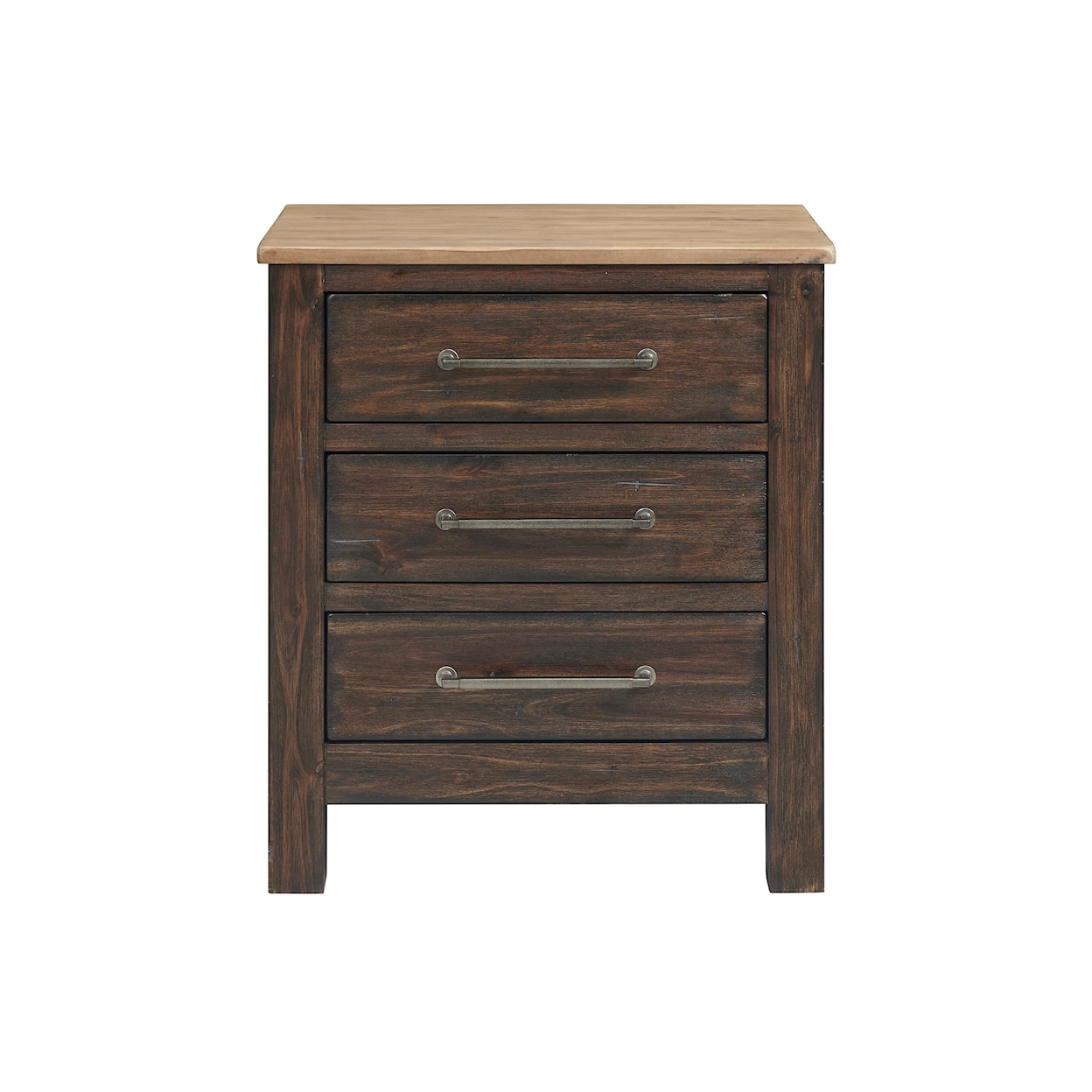 Intercon Transitions Three-Drawer Nightstand