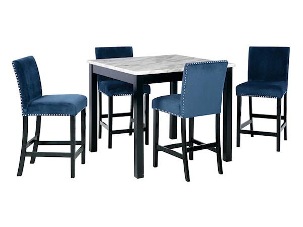 5-Piece Counter Dining Table Set