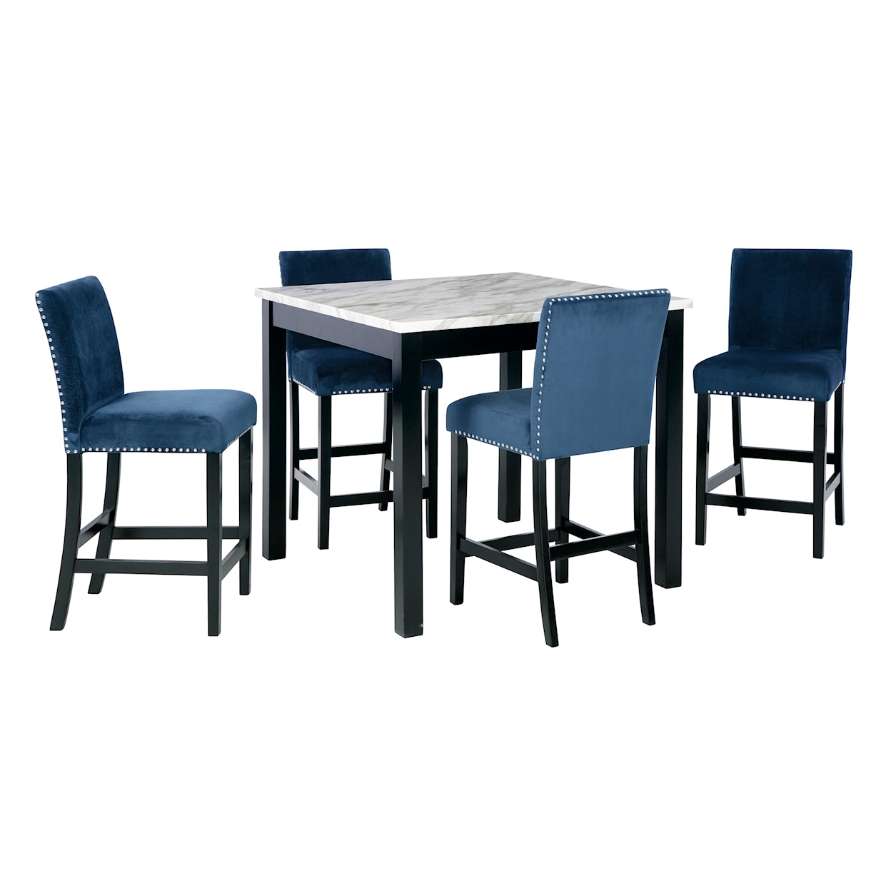 Ashley Furniture Signature Design Cranderlyn 5-Piece Counter Dining Table Set