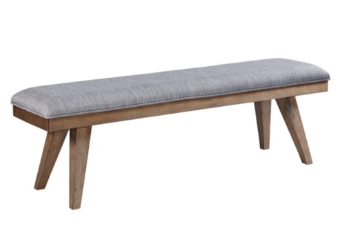 Transitional Upholstered Dining Bench